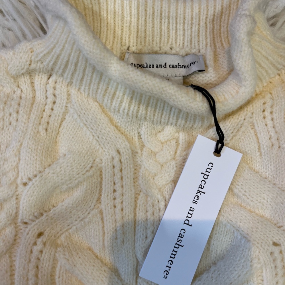 New Plus Textured Mock Neck Sweater View 6